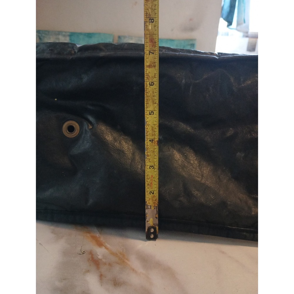Saw Textiles Black Carrying Bag Faux Leather - Picture 12 of 12